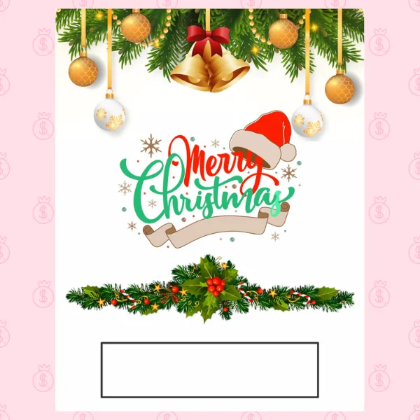 Merry Christmas Money Cards