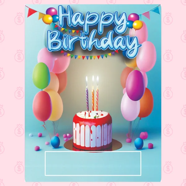 happy birthay money card