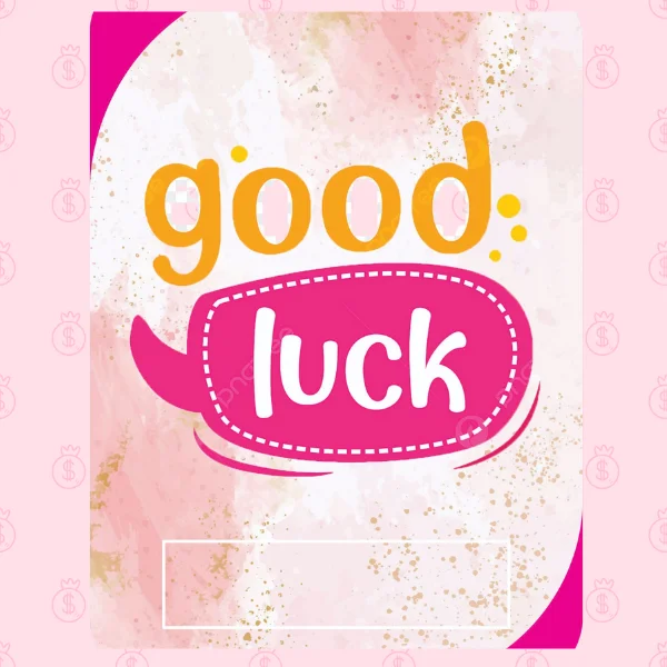 Good Luck Money Cards